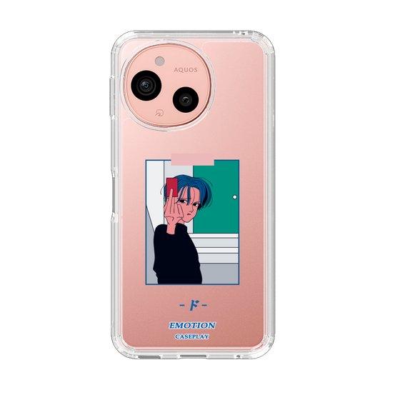 スリムプロテクションケース［ 喜怒アイ楽 -怒- ］