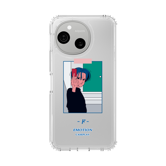 スリムプロテクションケース［ 喜怒アイ楽 -怒- ］