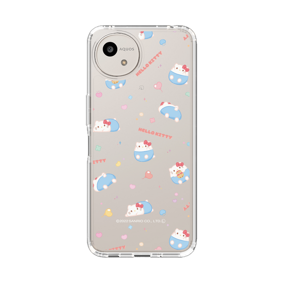 スリムプロテクションケース［ ハローキティ - ふにゅまるデザイン ］