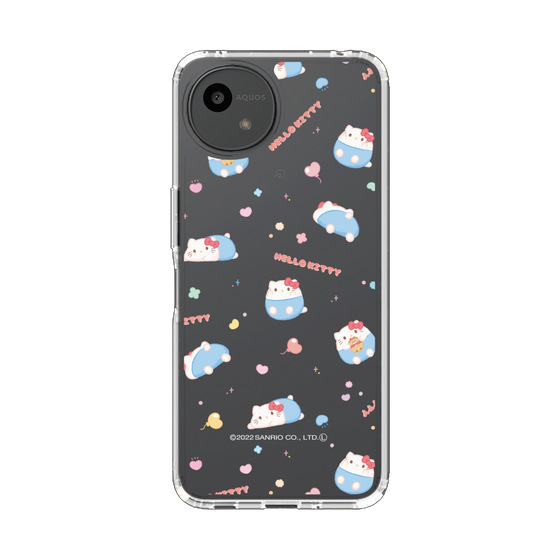 スリムプロテクションケース［ ハローキティ - ふにゅまるデザイン ］
