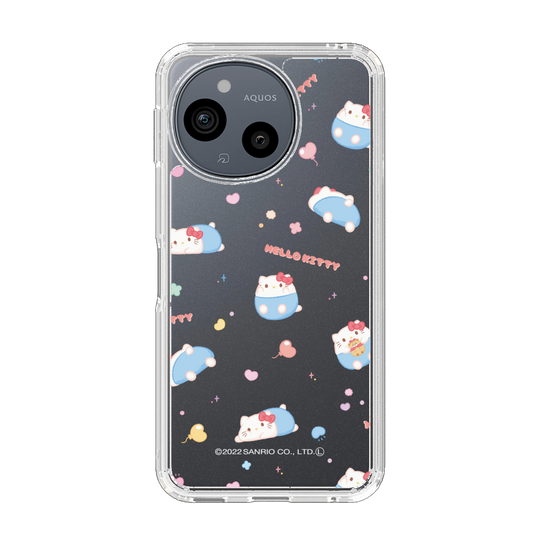 スリムプロテクションケース［ ハローキティ - ふにゅまるデザイン ］