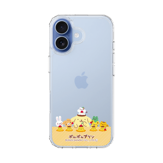 スリムプロテクションケース［ ポムポムプリン - チームプリンなかよしデザイン ］