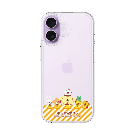 スリムプロテクションケース［ ポムポムプリン - チームプリンなかよしデザイン ］