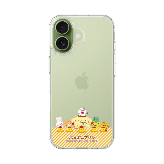 スリムプロテクションケース［ ポムポムプリン - チームプリンなかよしデザイン ］