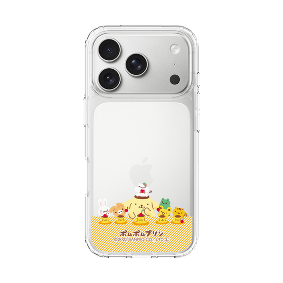 スリムプロテクションケース［ ポムポムプリン - チームプリンなかよしデザイン ］