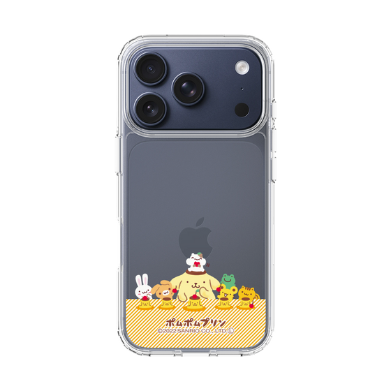 スリムプロテクションケース［ ポムポムプリン - チームプリンなかよしデザイン ］
