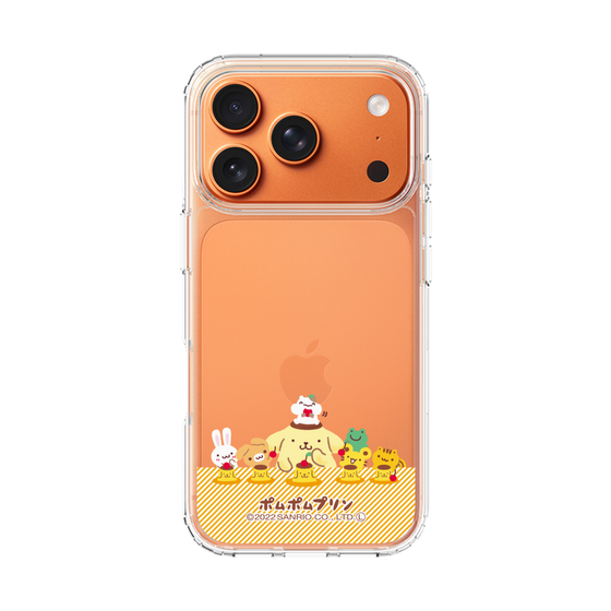 スリムプロテクションケース［ ポムポムプリン - チームプリンなかよしデザイン ］