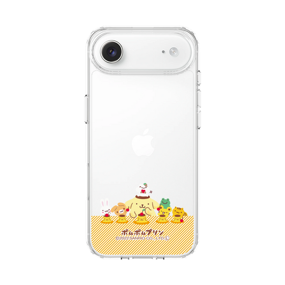 スリムプロテクションケース［ ポムポムプリン - チームプリンなかよしデザイン ］