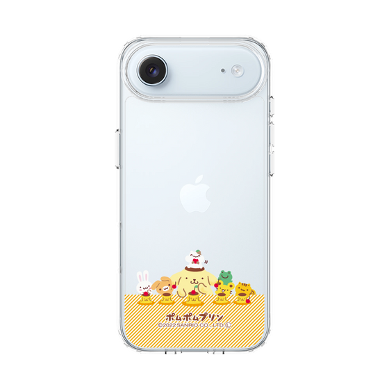 スリムプロテクションケース［ ポムポムプリン - チームプリンなかよしデザイン ］