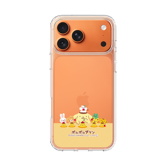 スリムプロテクションケース［ ポムポムプリン - チームプリンなかよしデザイン ］