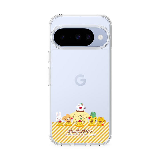 スリムプロテクションケース［ ポムポムプリン - チームプリンなかよしデザイン ］