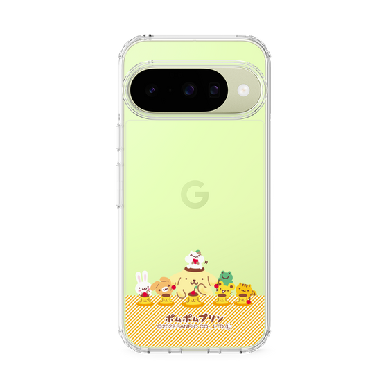スリムプロテクションケース［ ポムポムプリン - チームプリンなかよしデザイン ］
