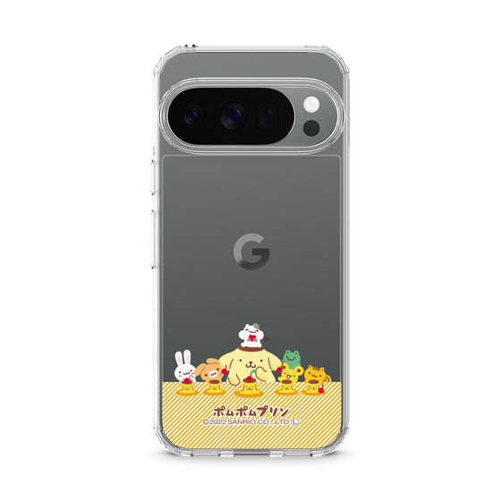 スリムプロテクションケース［ ポムポムプリン - チームプリンなかよしデザイン ］