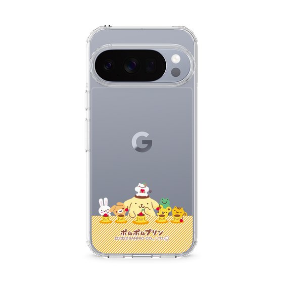 スリムプロテクションケース［ ポムポムプリン - チームプリンなかよしデザイン ］