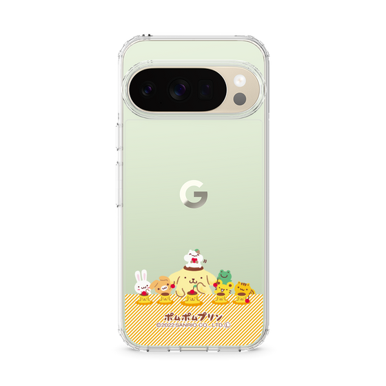 スリムプロテクションケース［ ポムポムプリン - チームプリンなかよしデザイン ］