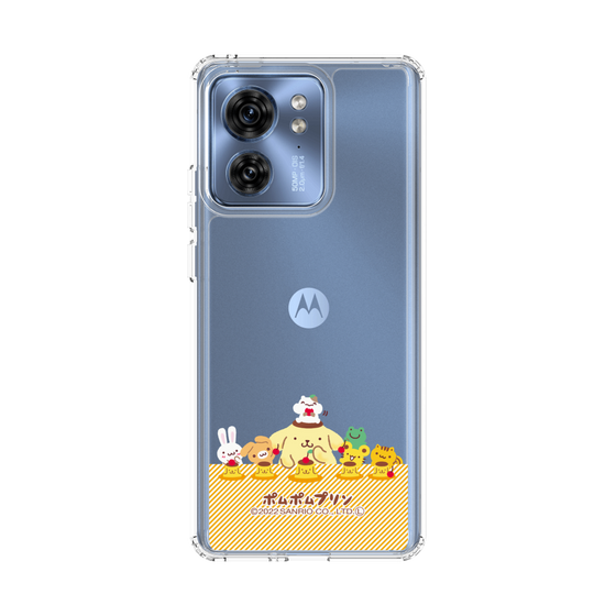 スリムプロテクションケース［ ポムポムプリン - チームプリンなかよしデザイン ］