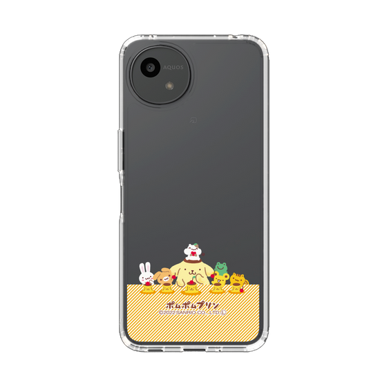 スリムプロテクションケース［ ポムポムプリン - チームプリンなかよしデザイン ］