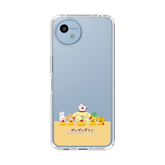 スリムプロテクションケース［ ポムポムプリン - チームプリンなかよしデザイン ］
