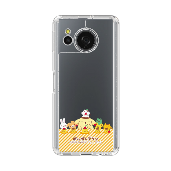 スリムプロテクションケース［ ポムポムプリン - チームプリンなかよしデザイン ］