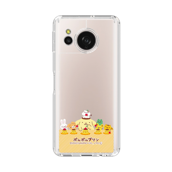 スリムプロテクションケース［ ポムポムプリン - チームプリンなかよしデザイン ］
