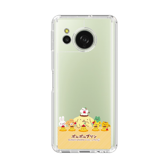 スリムプロテクションケース［ ポムポムプリン - チームプリンなかよしデザイン ］