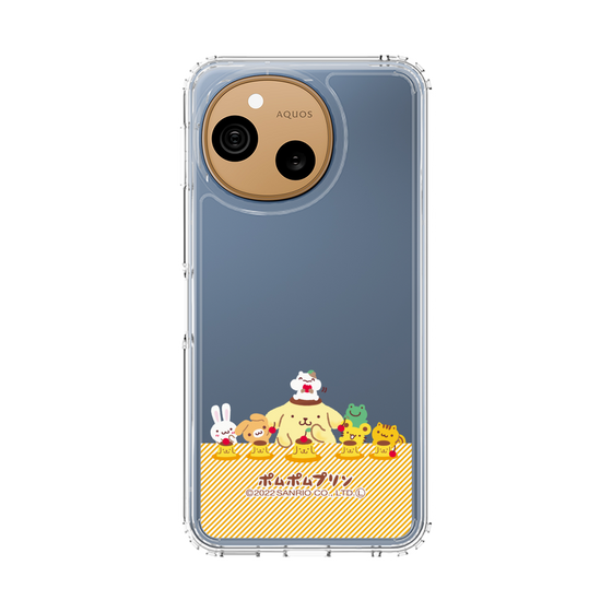スリムプロテクションケース［ ポムポムプリン - チームプリンなかよしデザイン ］