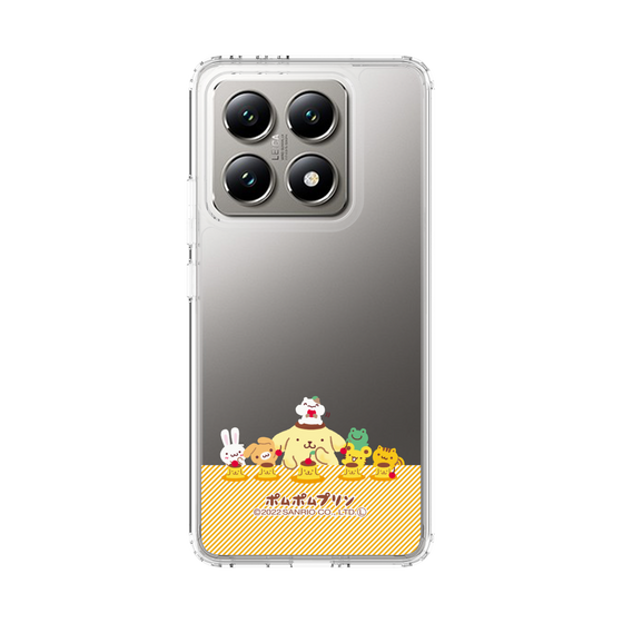 スリムプロテクションケース［ ポムポムプリン - チームプリンなかよしデザイン ］