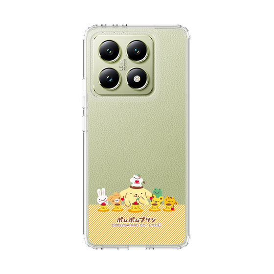 スリムプロテクションケース［ ポムポムプリン - チームプリンなかよしデザイン ］
