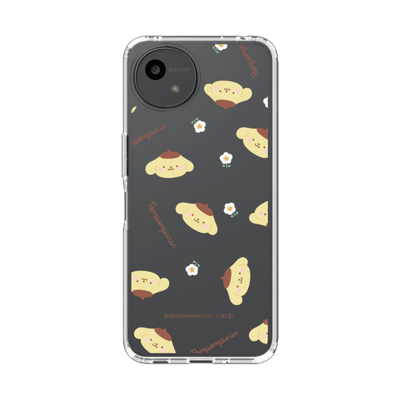 スリムプロテクションケース［ ポムポムプリン - むきゅむきゅ - ニコニコ ］