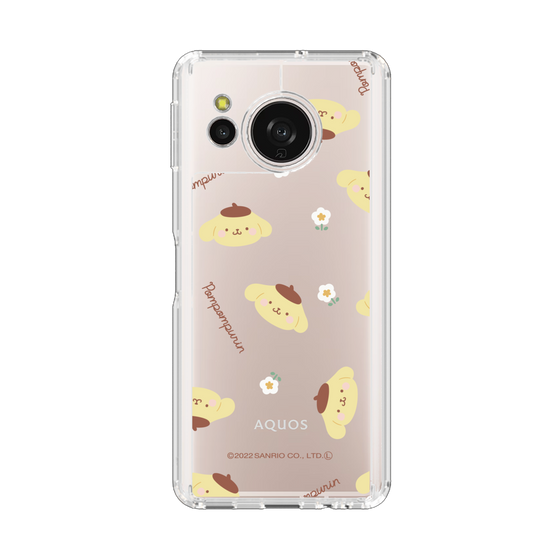 スリムプロテクションケース［ ポムポムプリン - むきゅむきゅ - ニコニコ ］