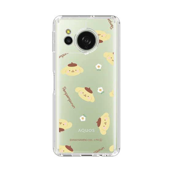 スリムプロテクションケース［ ポムポムプリン - むきゅむきゅ - ニコニコ ］