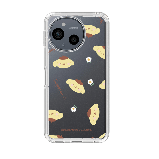 スリムプロテクションケース［ ポムポムプリン - むきゅむきゅ - ニコニコ ］