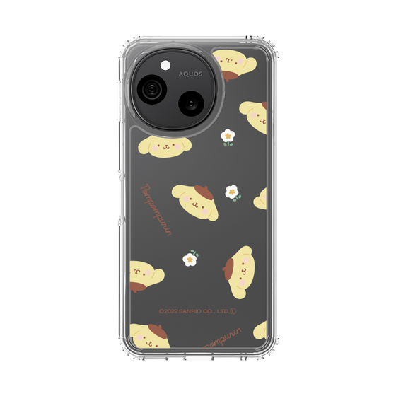 スリムプロテクションケース［ ポムポムプリン - むきゅむきゅ - ニコニコ ］