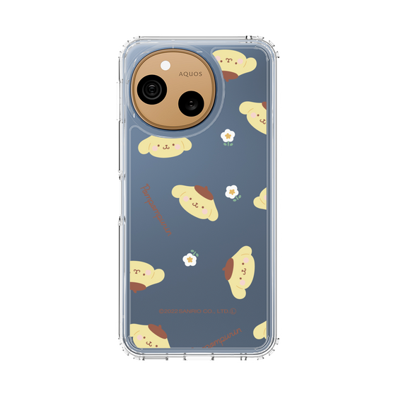 スリムプロテクションケース［ ポムポムプリン - むきゅむきゅ - ニコニコ ］