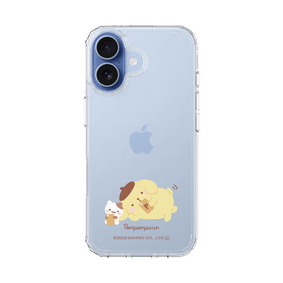 スリムプロテクションケース［ ポムポムプリン - むきゅむきゅ - リラックス ］