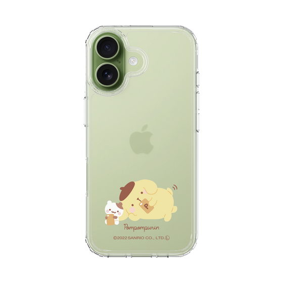 スリムプロテクションケース［ ポムポムプリン - むきゅむきゅ - リラックス ］