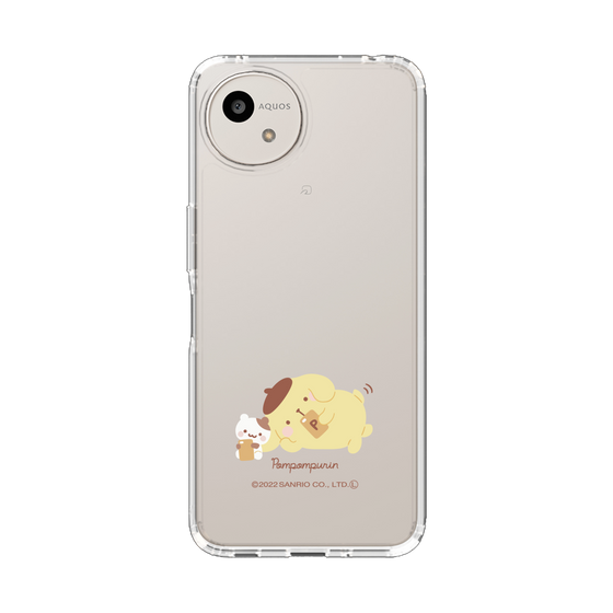 スリムプロテクションケース［ ポムポムプリン - むきゅむきゅ - リラックス ］