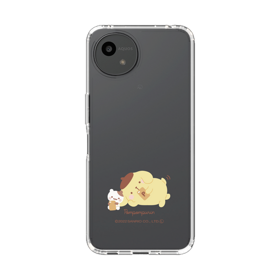 スリムプロテクションケース［ ポムポムプリン - むきゅむきゅ - リラックス ］