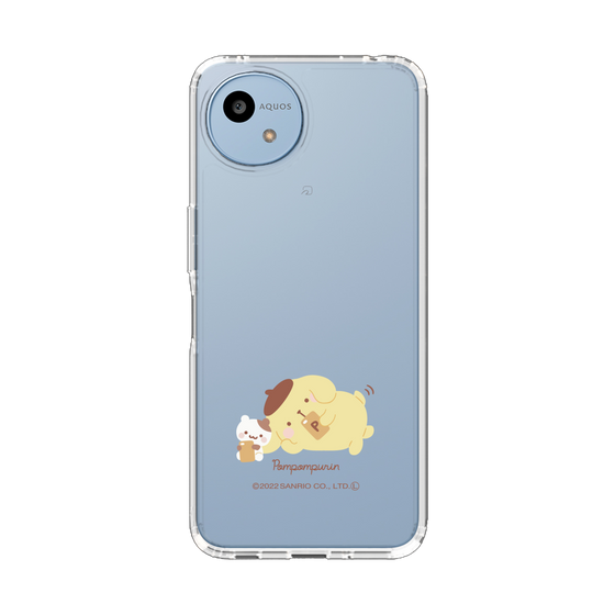 スリムプロテクションケース［ ポムポムプリン - むきゅむきゅ - リラックス ］