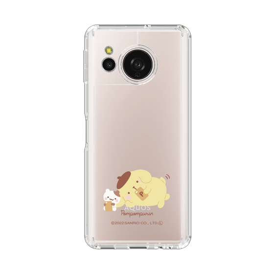 スリムプロテクションケース［ ポムポムプリン - むきゅむきゅ - リラックス ］