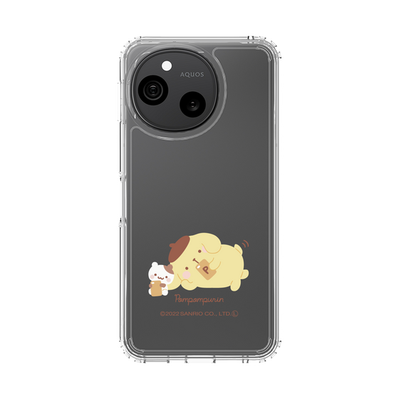 スリムプロテクションケース［ ポムポムプリン - むきゅむきゅ - リラックス ］