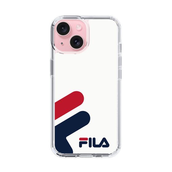 スリムプロテクションケース［ FILA Big Logo White - フィラ ビッグロゴ ホワイト ］