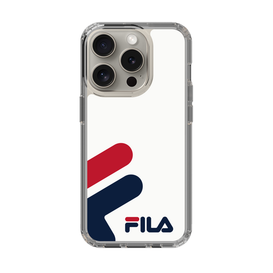 スリムプロテクションケース［ FILA Big Logo White - フィラ ビッグロゴ ホワイト ］