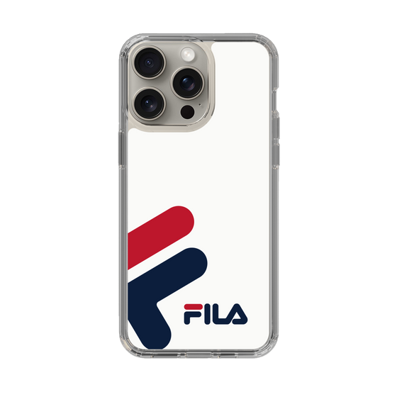 スリムプロテクションケース［ FILA Big Logo White - フィラ ビッグロゴ ホワイト ］