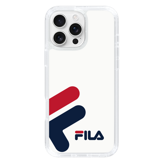 スリムプロテクションケース［ FILA Big Logo White - フィラ ビッグロゴ ホワイト ］