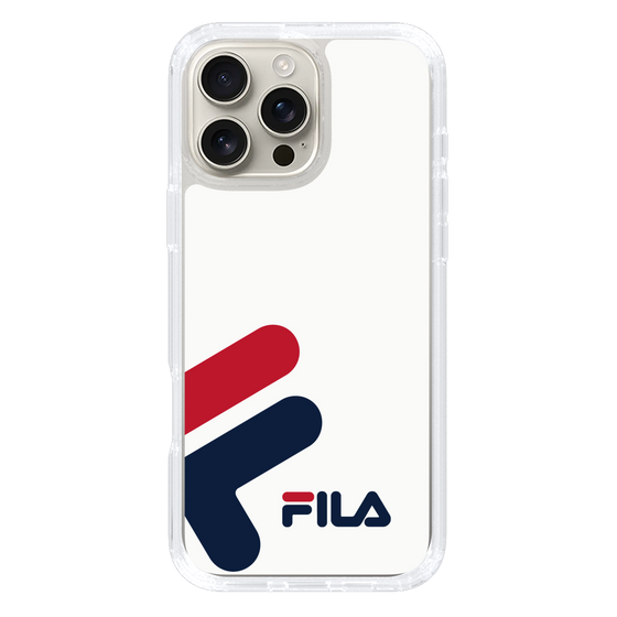 スリムプロテクションケース［ FILA Big Logo White - フィラ ビッグロゴ ホワイト ］