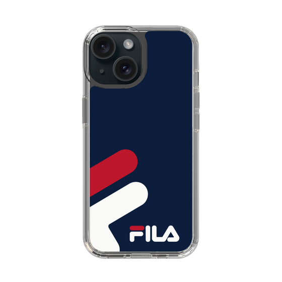 スリムプロテクションケース［ FILA Big Logo Navy - フィラ ビッグロゴ ネイビー ］