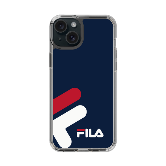 スリムプロテクションケース［ FILA Big Logo Navy - フィラ ビッグロゴ ネイビー ］