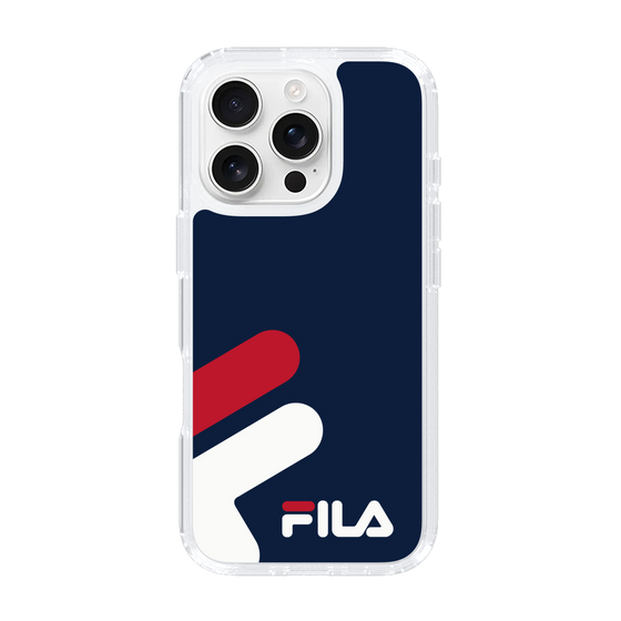 スリムプロテクションケース［ FILA Big Logo Navy - フィラ ビッグロゴ ネイビー ］