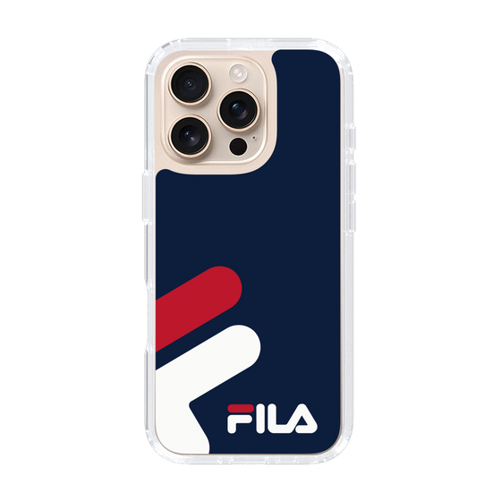 スリムプロテクションケース［ FILA Big Logo Navy - フィラ ビッグロゴ ネイビー ］